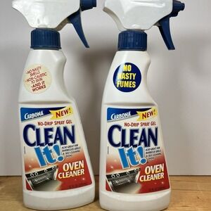 VTG 2-Pk CARBONA OVEN GRILL CLEANER FUME-FREE Tough‎ Acting Grease Grime Remover